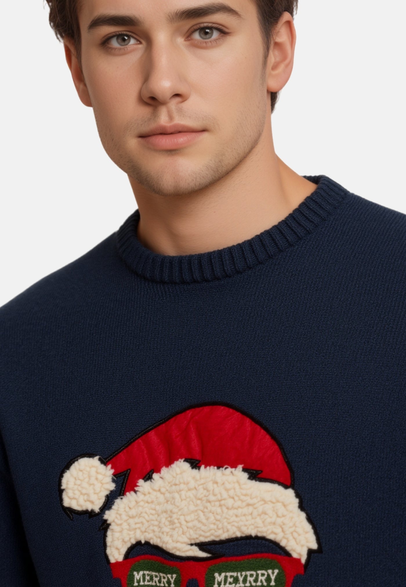 Only & Sons ONSXMAS 7 FUNNY BADGE Strickpullover