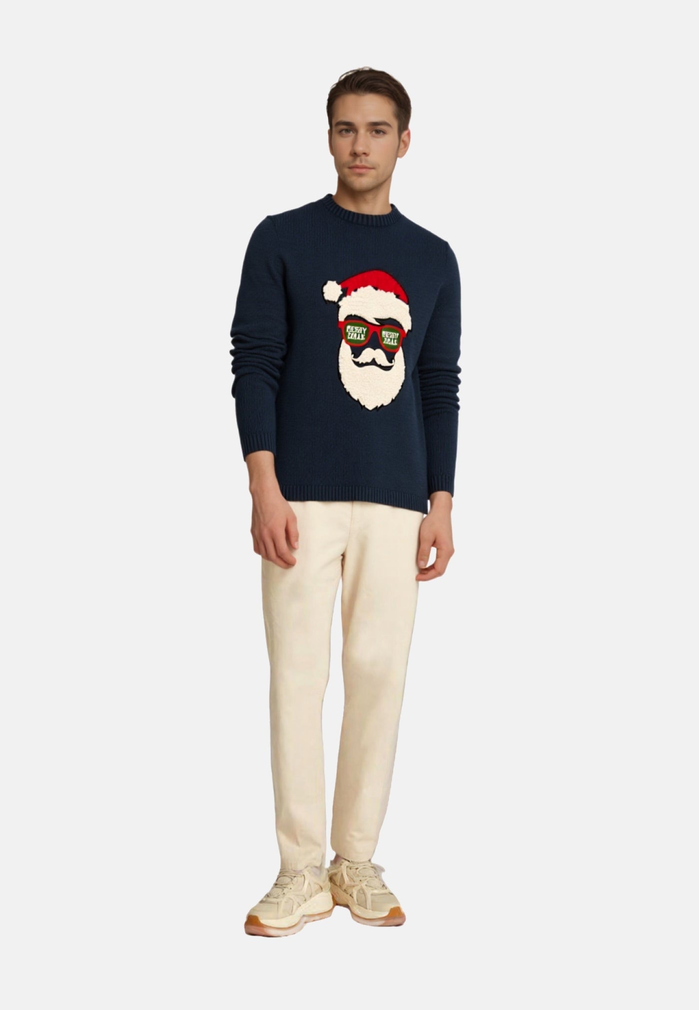 Only & Sons ONSXMAS 7 FUNNY BADGE Strickpullover