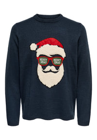 Only & Sons ONSXMAS 7 FUNNY BADGE Strickpullover
