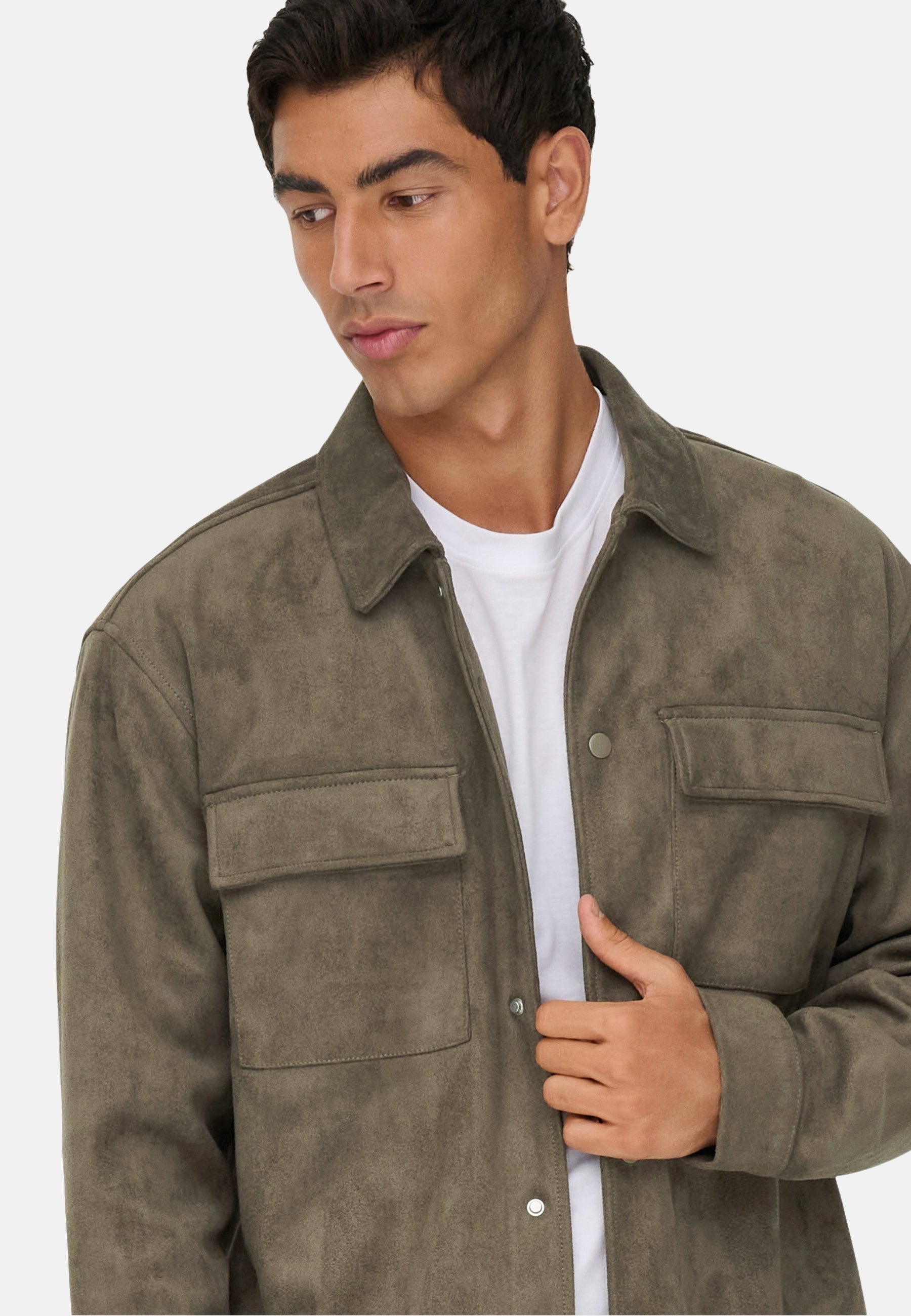 Only & Sons ONSRAVI Lederjacke