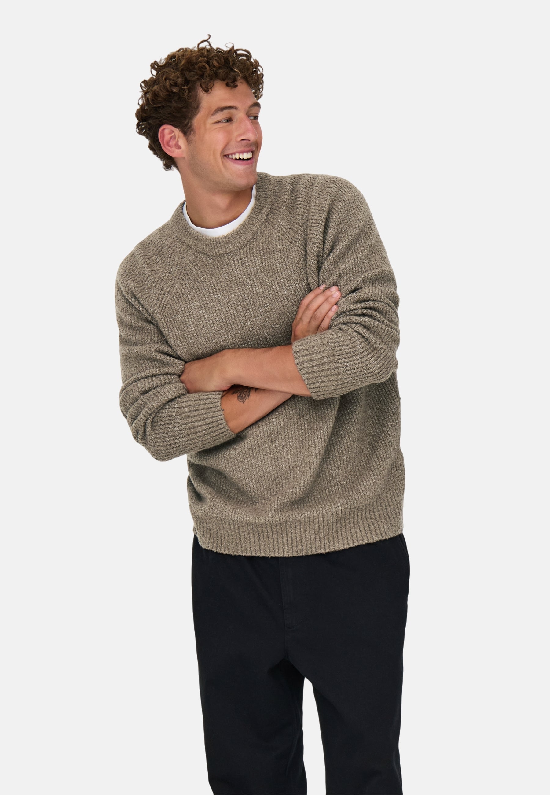 Only & Sons ONSDALE LIFE RLX LS Strickpullover