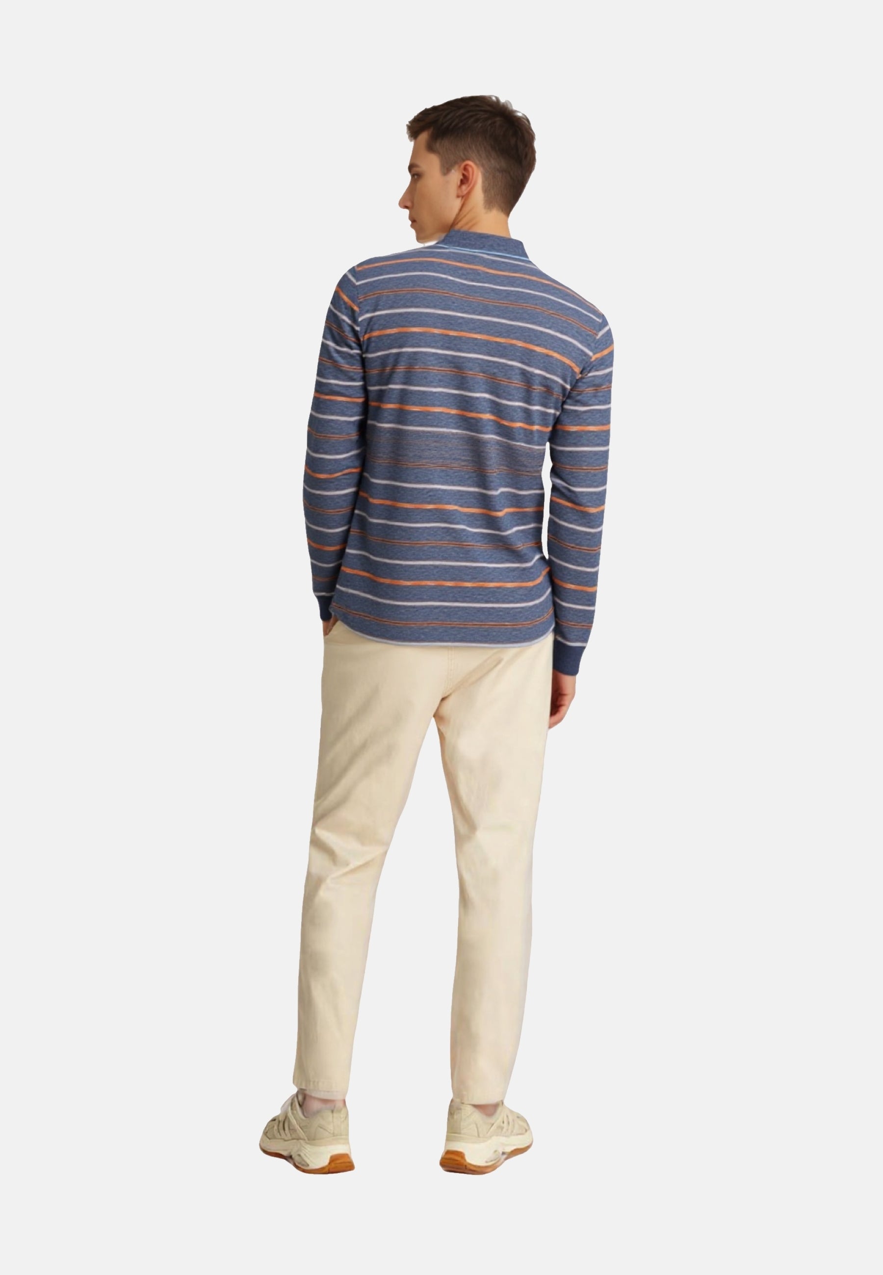Hajo Stay Fresh Langarmshirt mit Polokragen