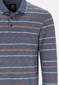 Hajo Stay Fresh Langarmshirt mit Polokragen