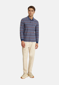 Hajo Stay Fresh Langarmshirt mit Polokragen