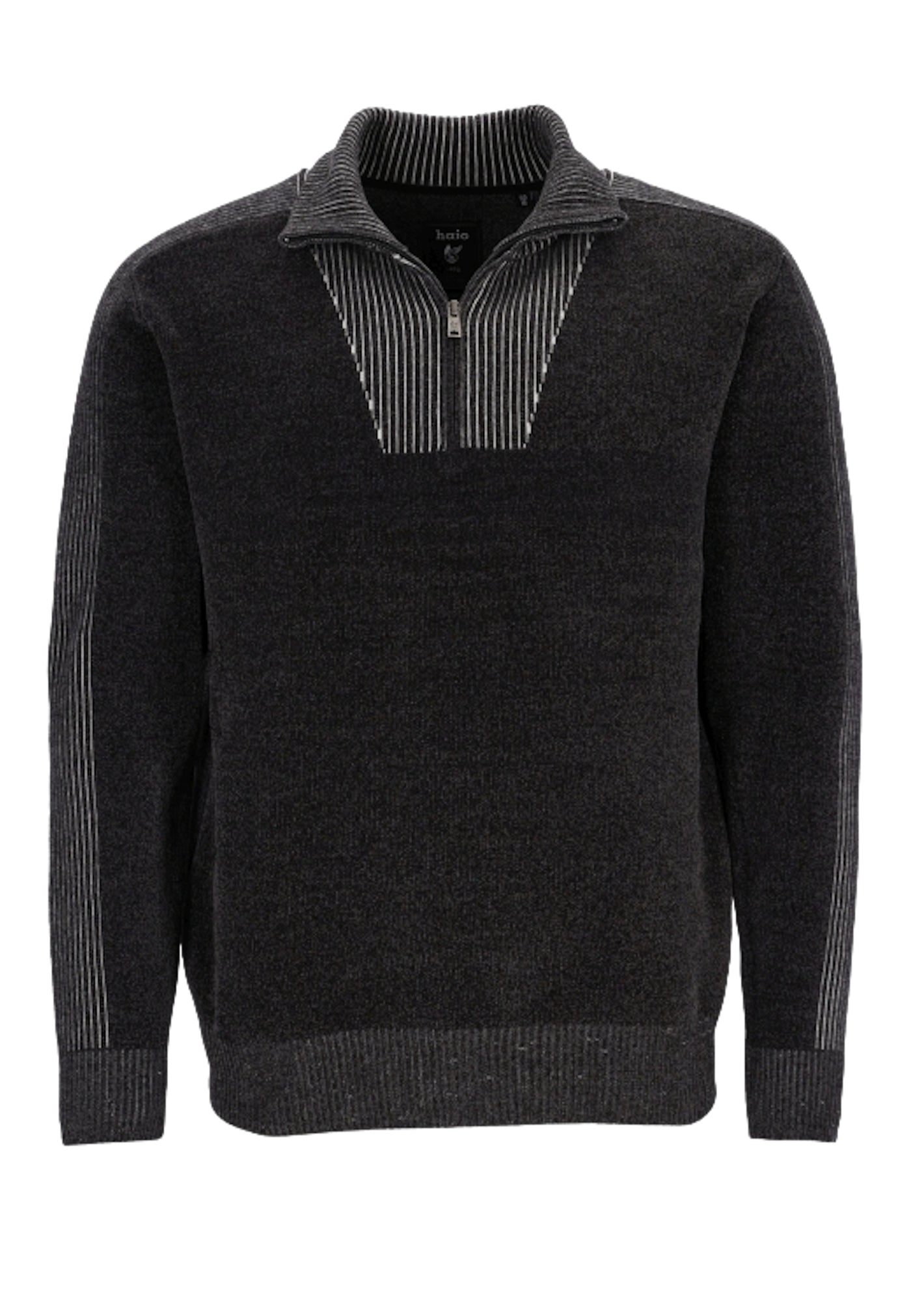Hajo Chenille Strickpullover Troyer
