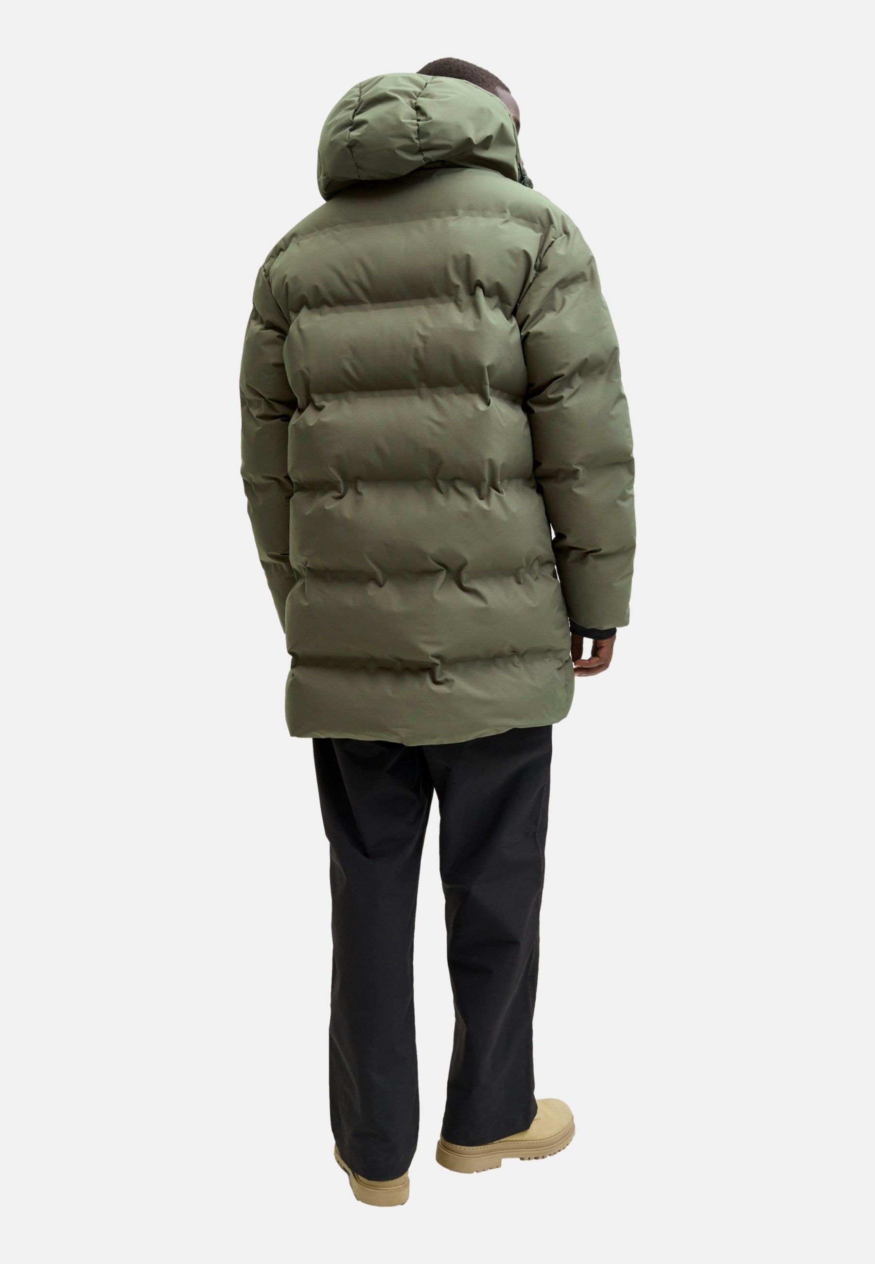 Jack & Jones Fusion langer Steppmantel