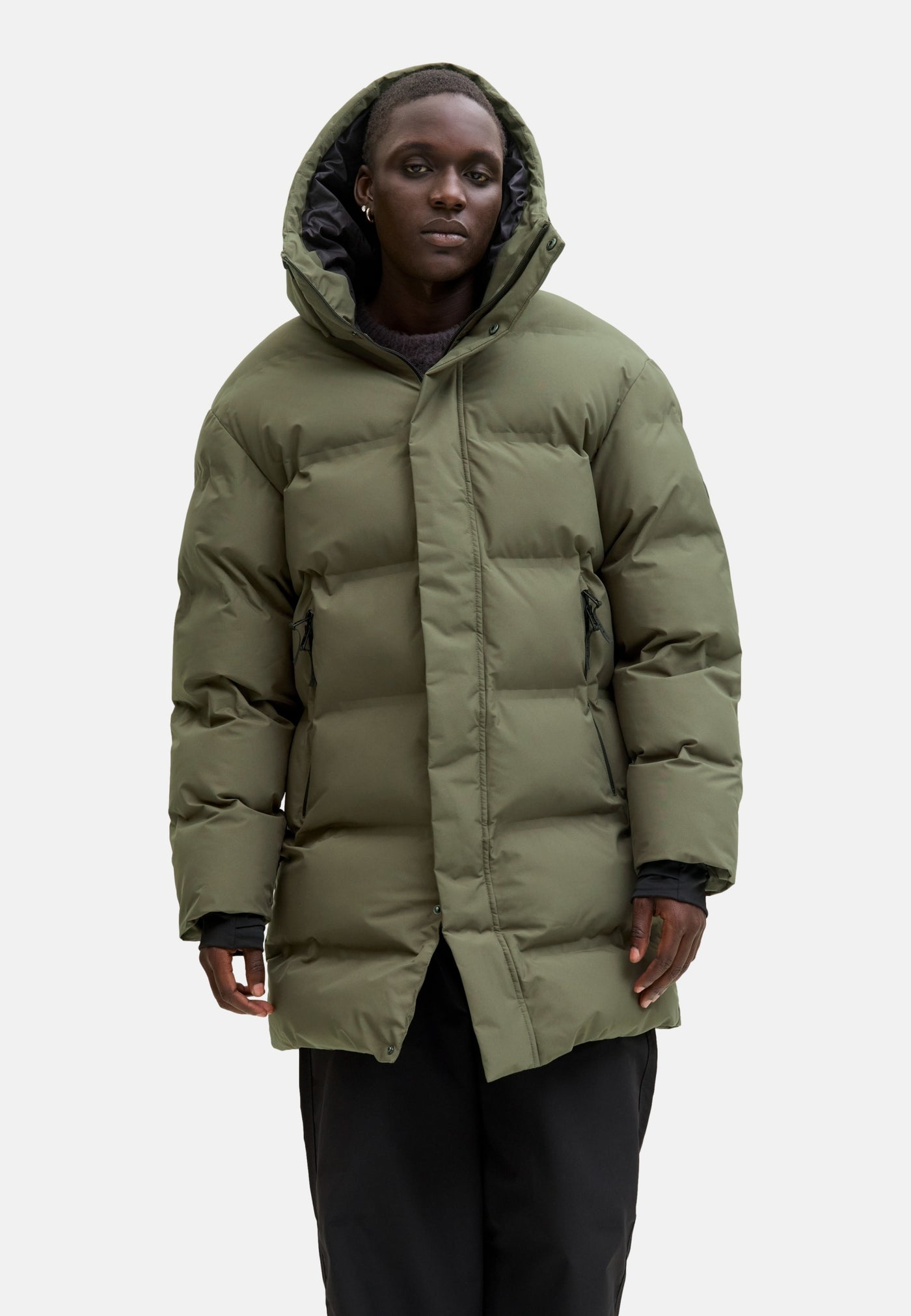 Jack & Jones Fusion langer Steppmantel