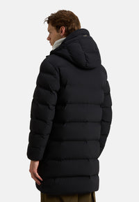 Woolrich Matt langer Steppmantel