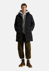 Woolrich Matt langer Steppmantel