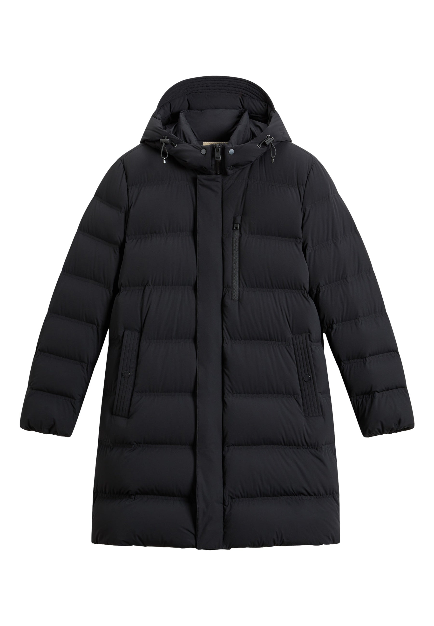 Woolrich Matt langer Steppmantel