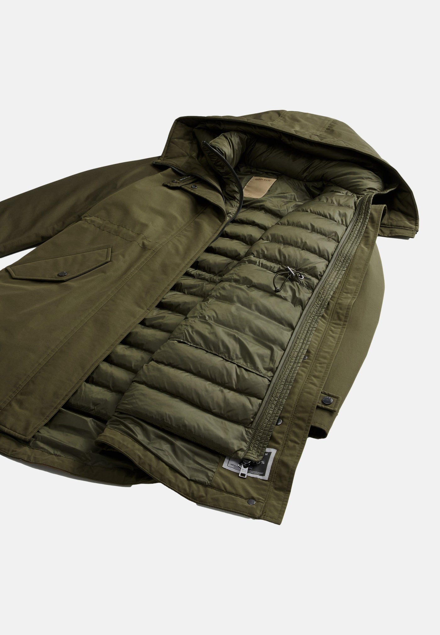 Woolrich Authentic lange Jacke 3 in  1