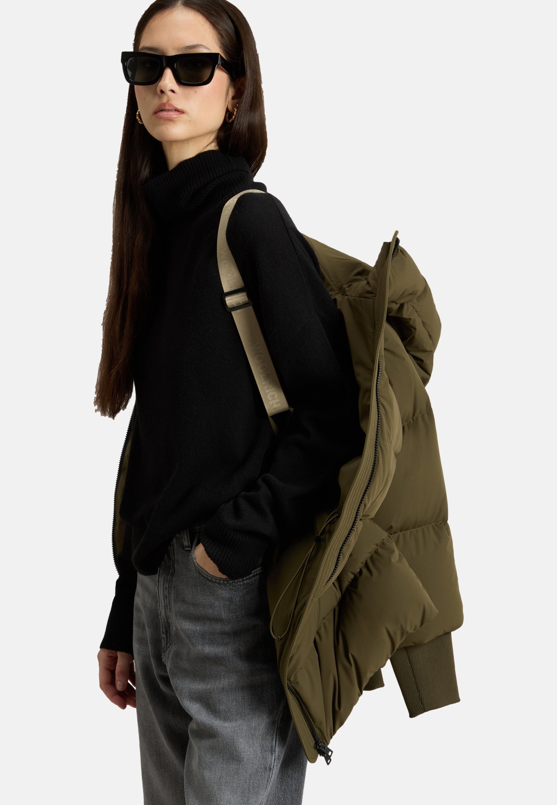 Woolrich Cloud Madison langer Steppmantel