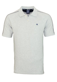 Champion Poloshirt mit Knopfleiste und Zierstreifen