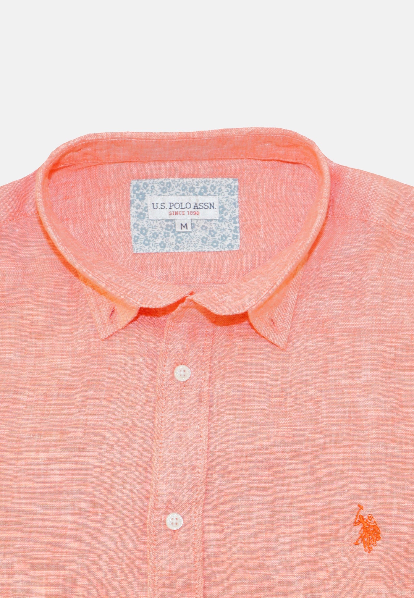 U.S. POLO Leinenhemd Button Down Linenshirt