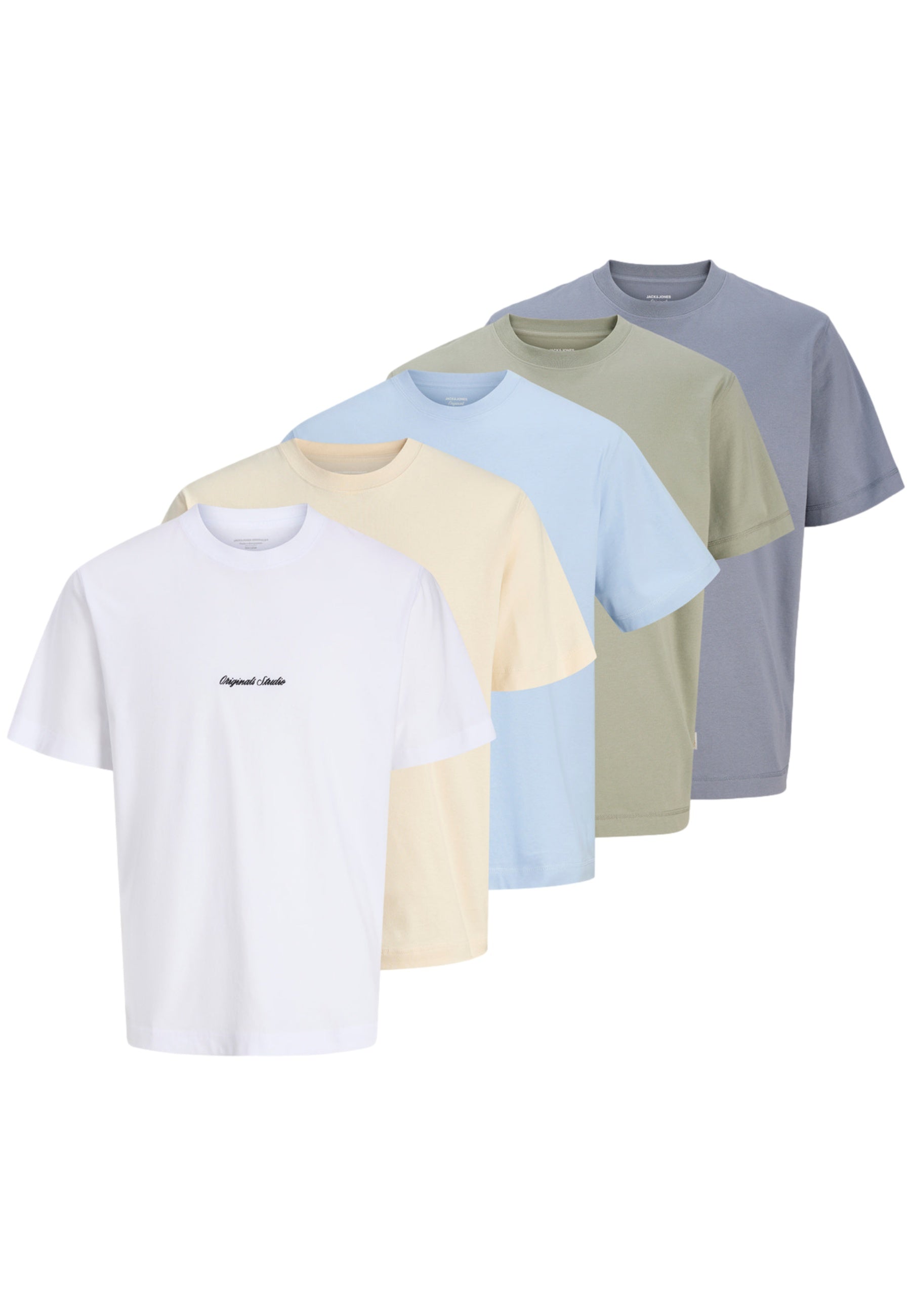 Jack & Jones Norre Kurzarmshirt im Fünferpack