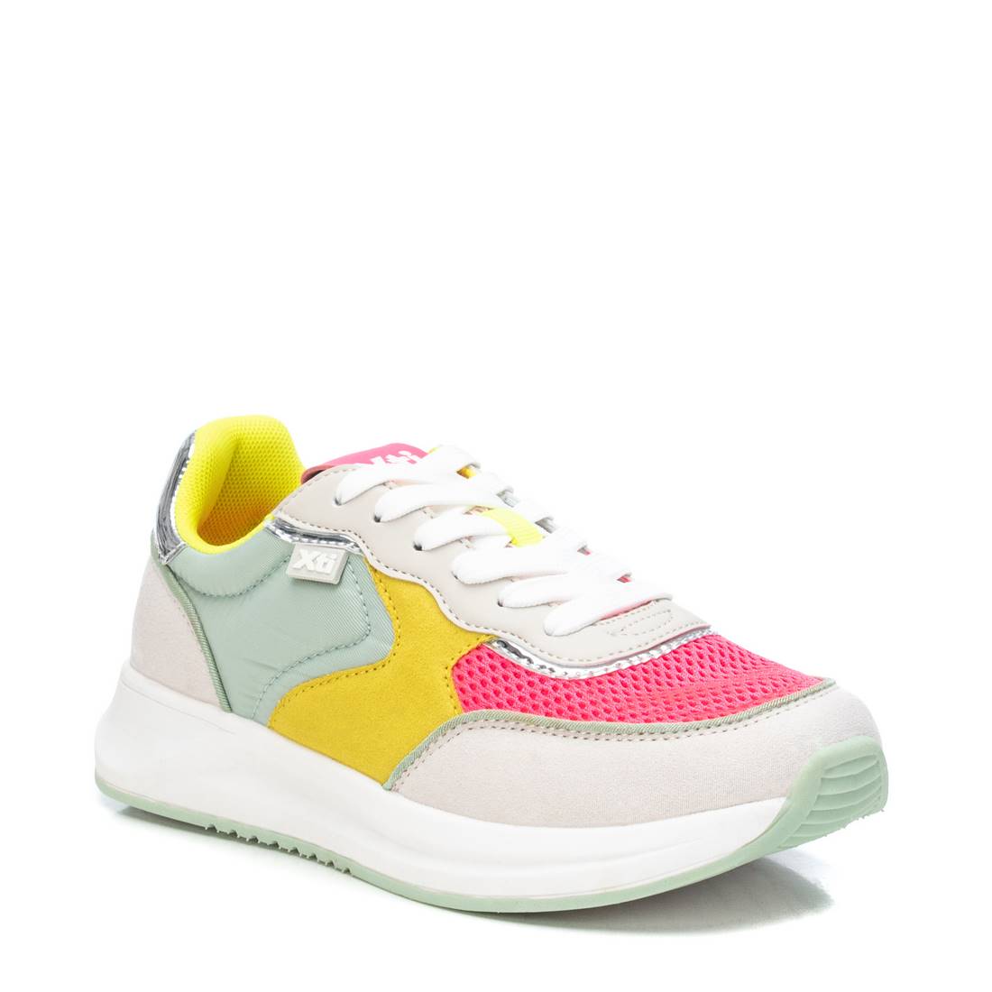 XTI Sneaker low BEIGE TEXTILE COMBINED LADIES SHOES