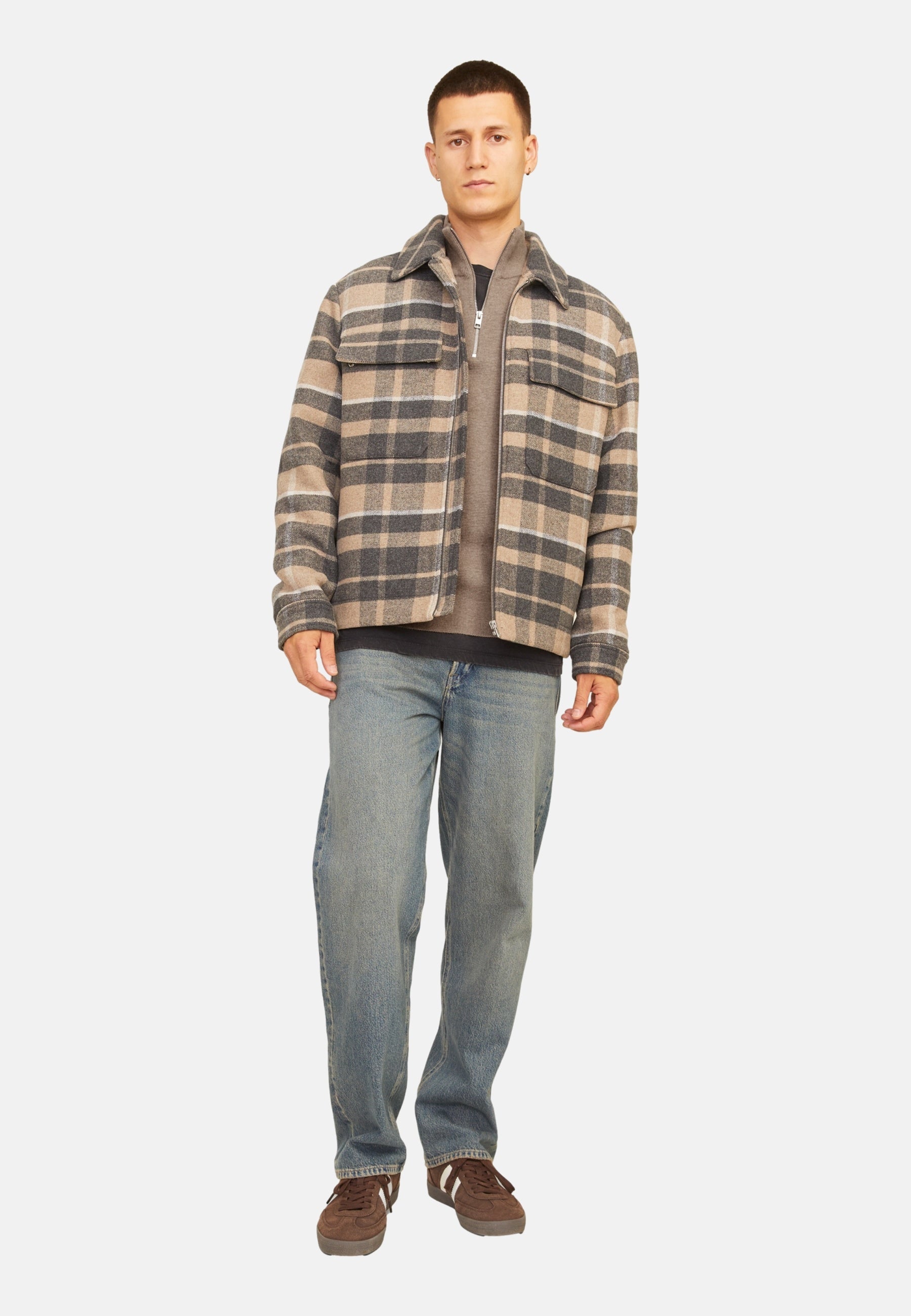 Jack & Jones Milano Strickpullover Troyer