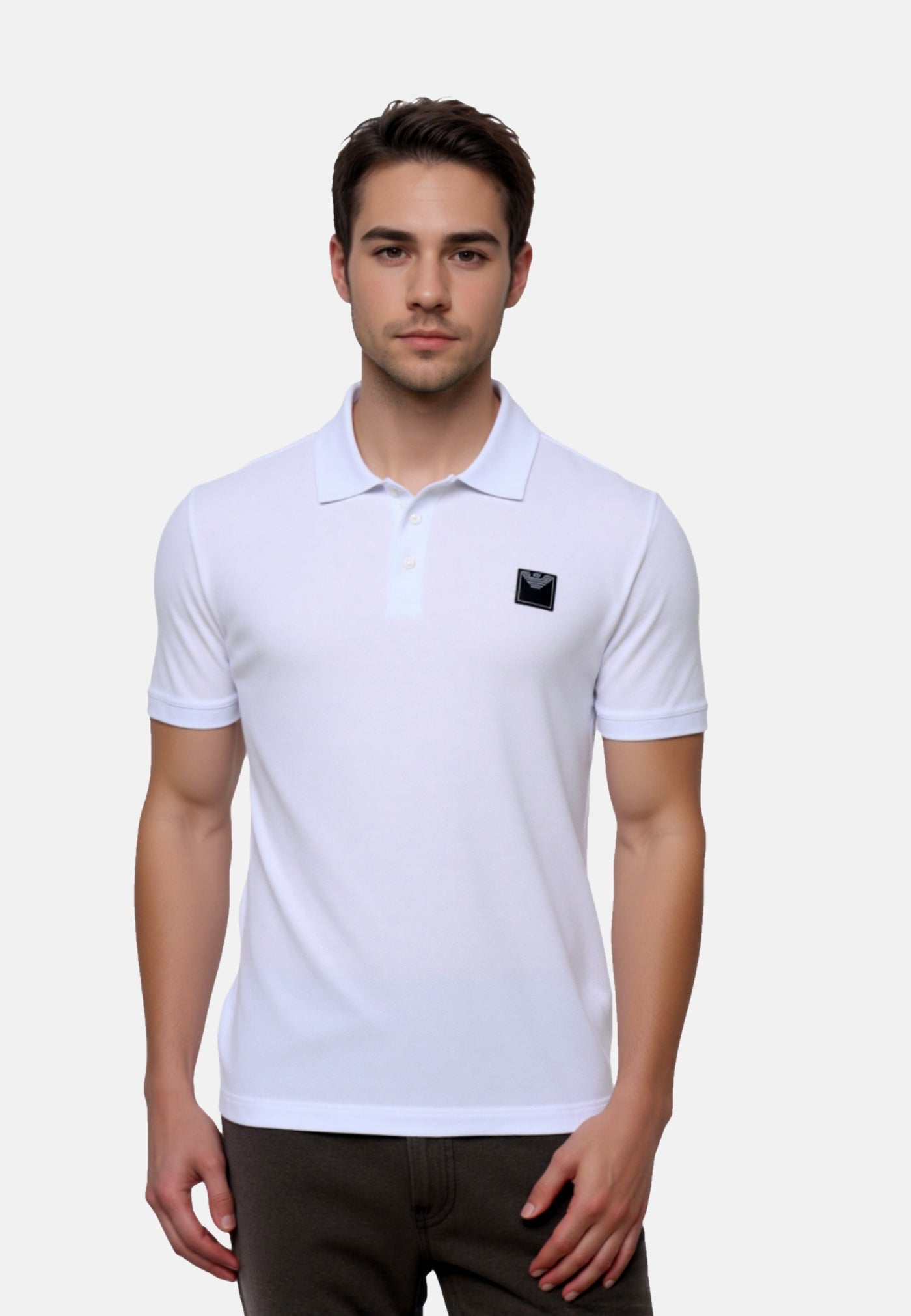 Emporio Armani Kurzarmshirt mit Polokragen