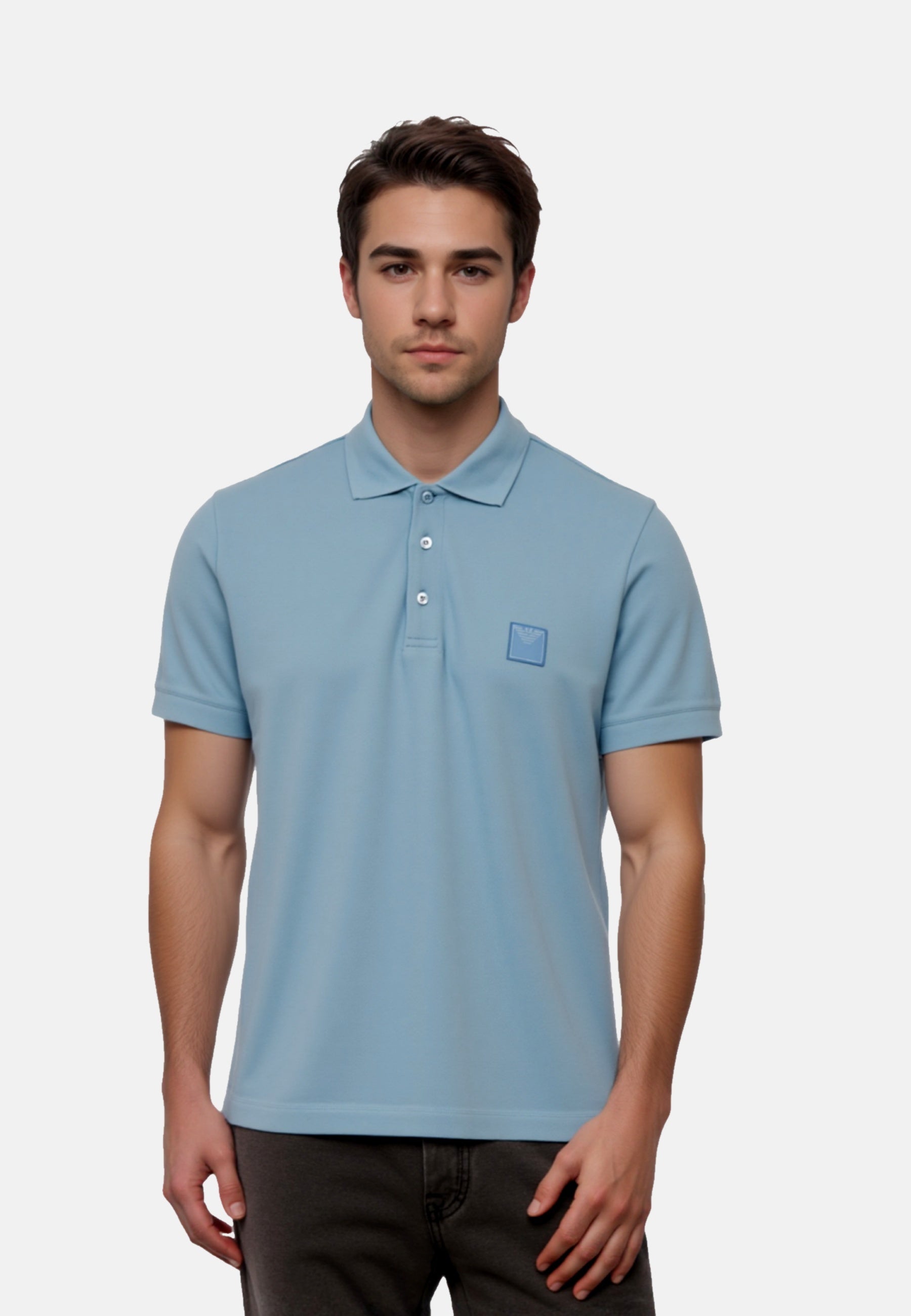 Emporio Armani Kurzarmshirt mit Polokragen