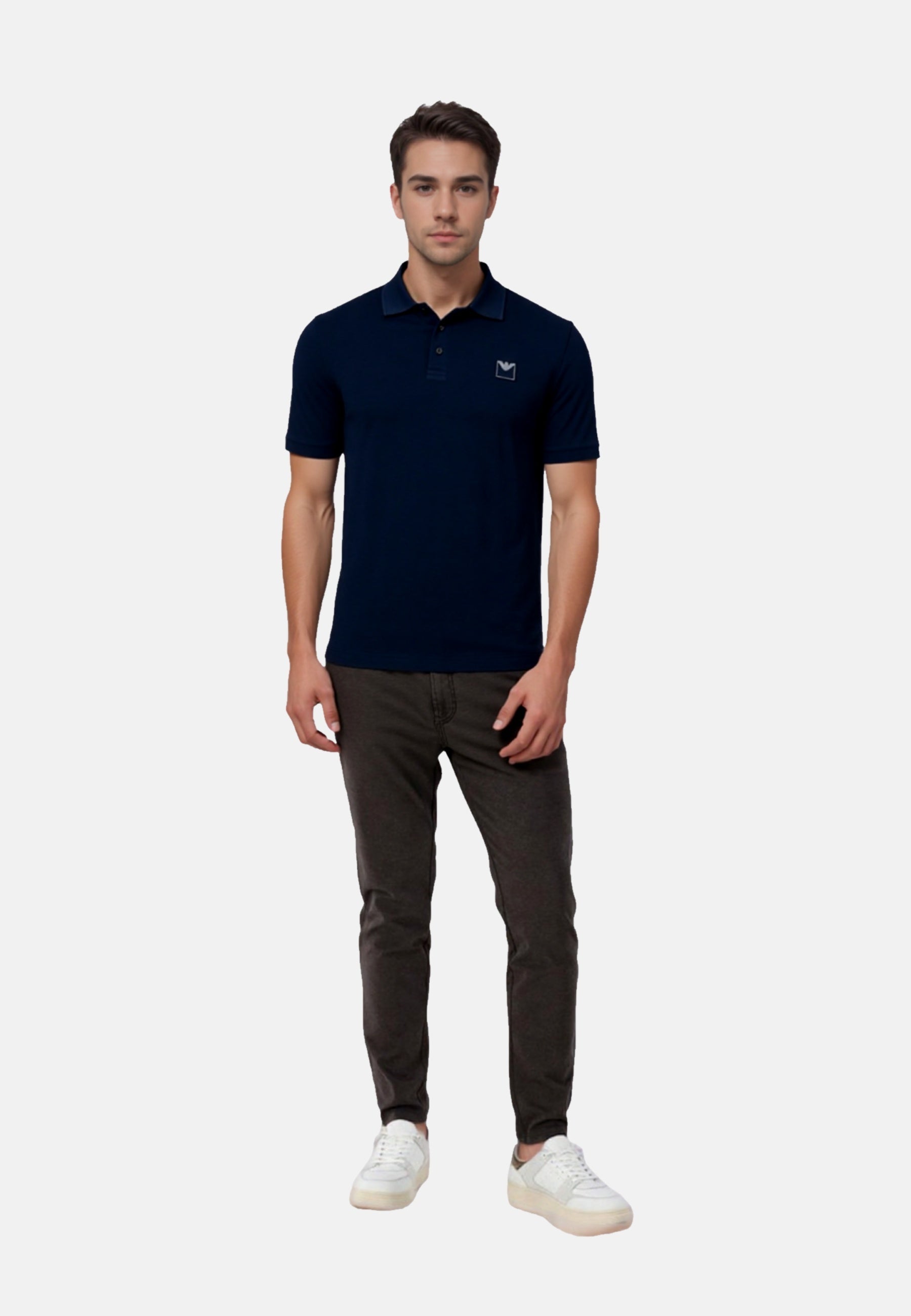 Emporio Armani Kurzarmshirt mit Polokragen