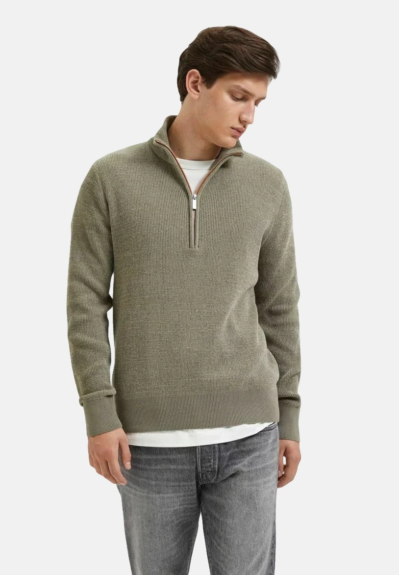 Selected Homme SLHREG NICO Strickpullover Troyer