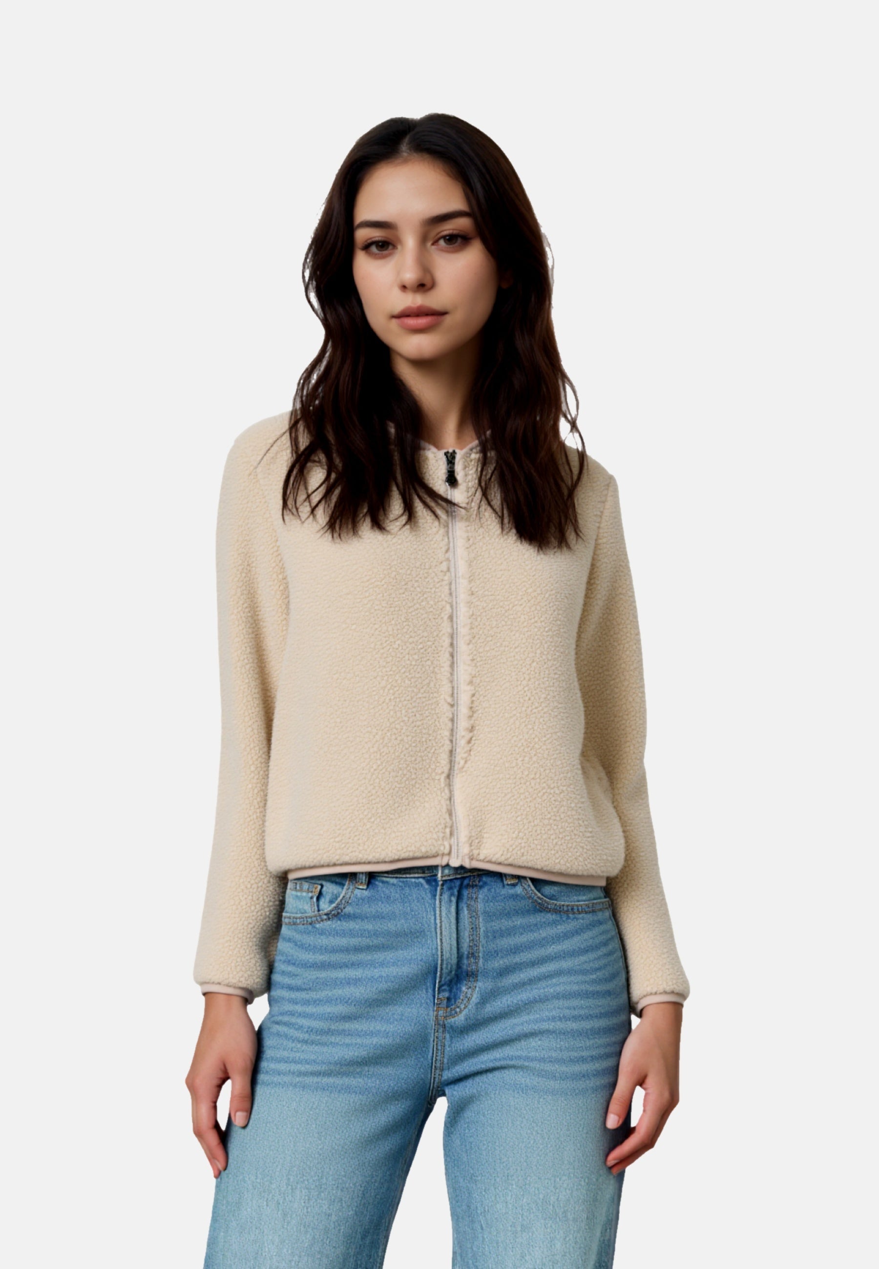 ONLY PLAY CAVY Teddyfleecejacke