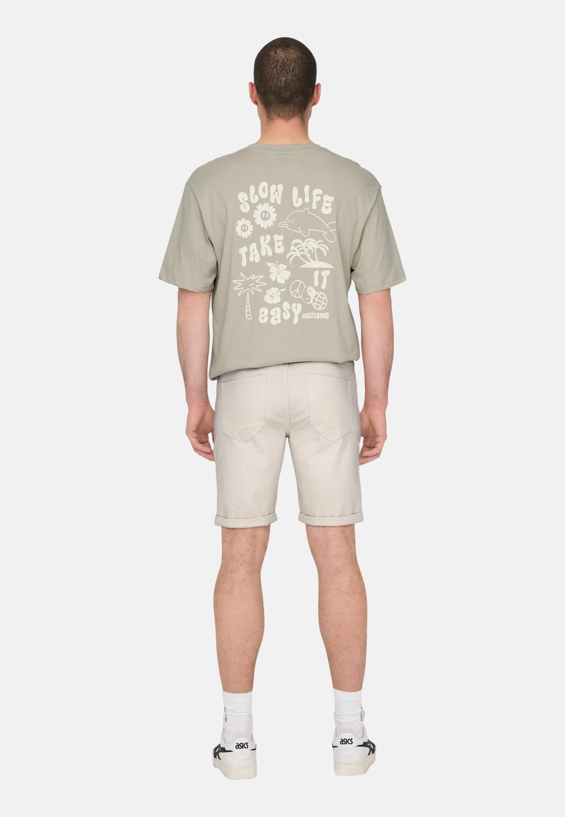 Only & Sons Ply 9296 AZG kurze Jeanshose