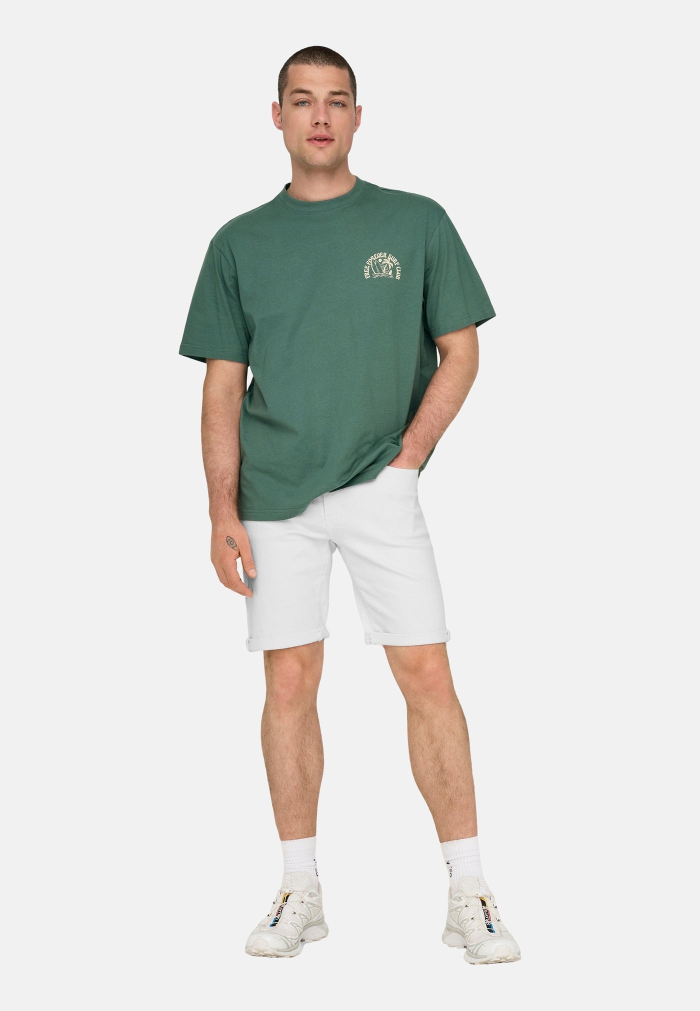 Only & Sons Ply 9297 AZG kurze Jeanshose