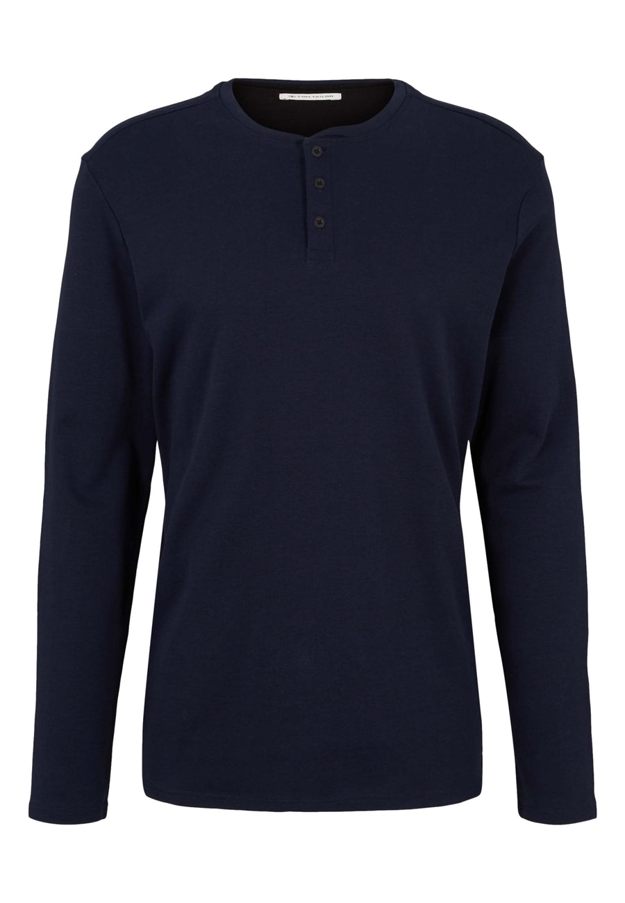 Tom Tailor Henley Langarmshirt
