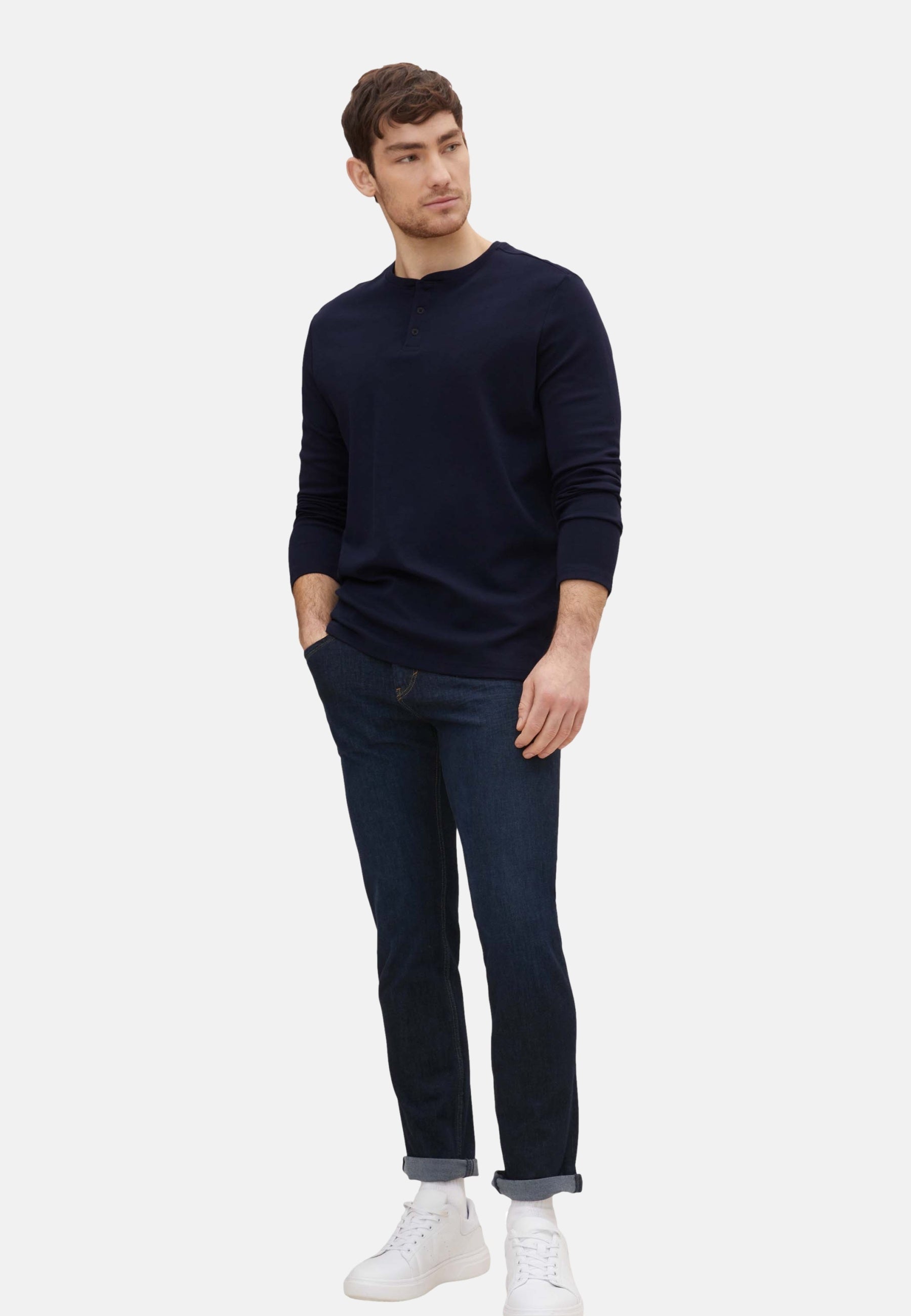 Tom Tailor Henley Langarmshirt