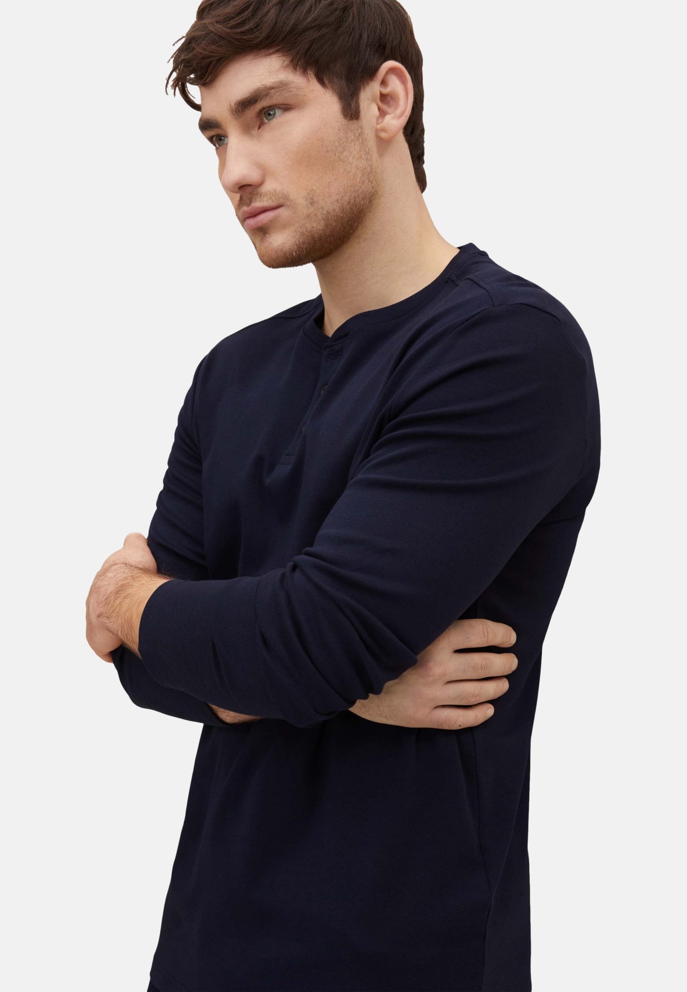 Tom Tailor Henley Langarmshirt
