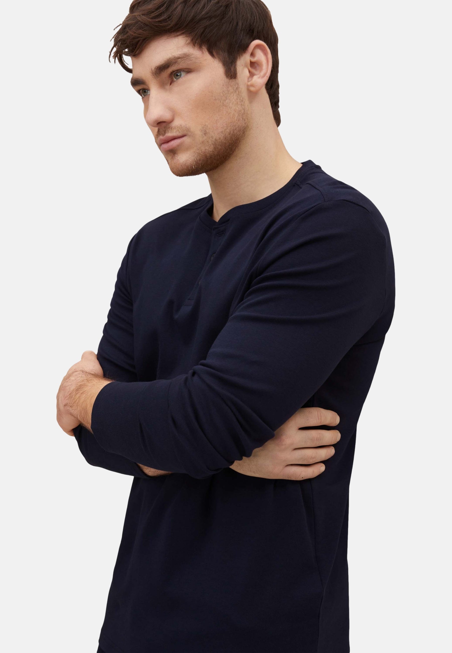Tom Tailor Henley Langarmshirt