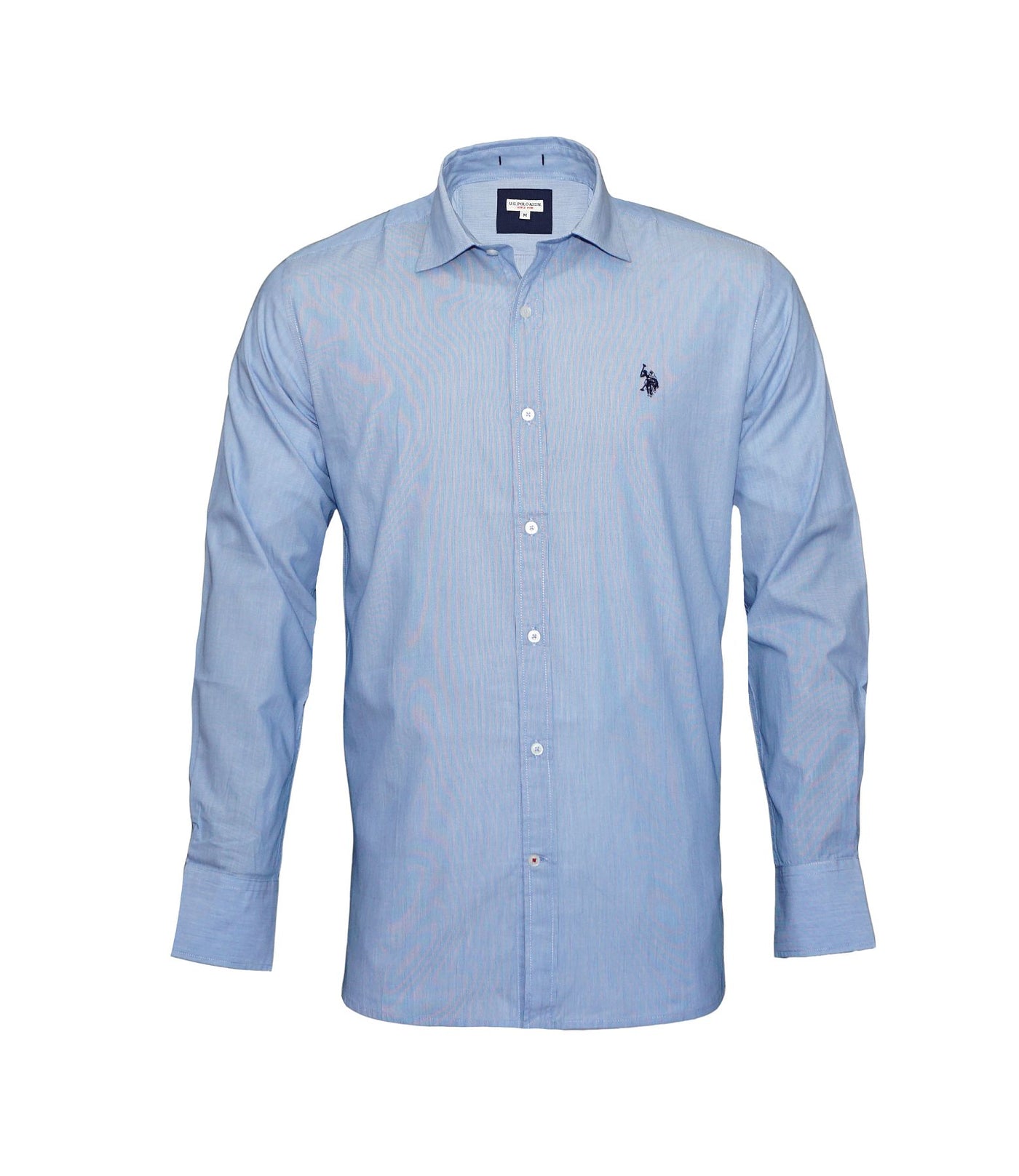 U.S. POLO Popline Langarmhemd Button Down Shirt