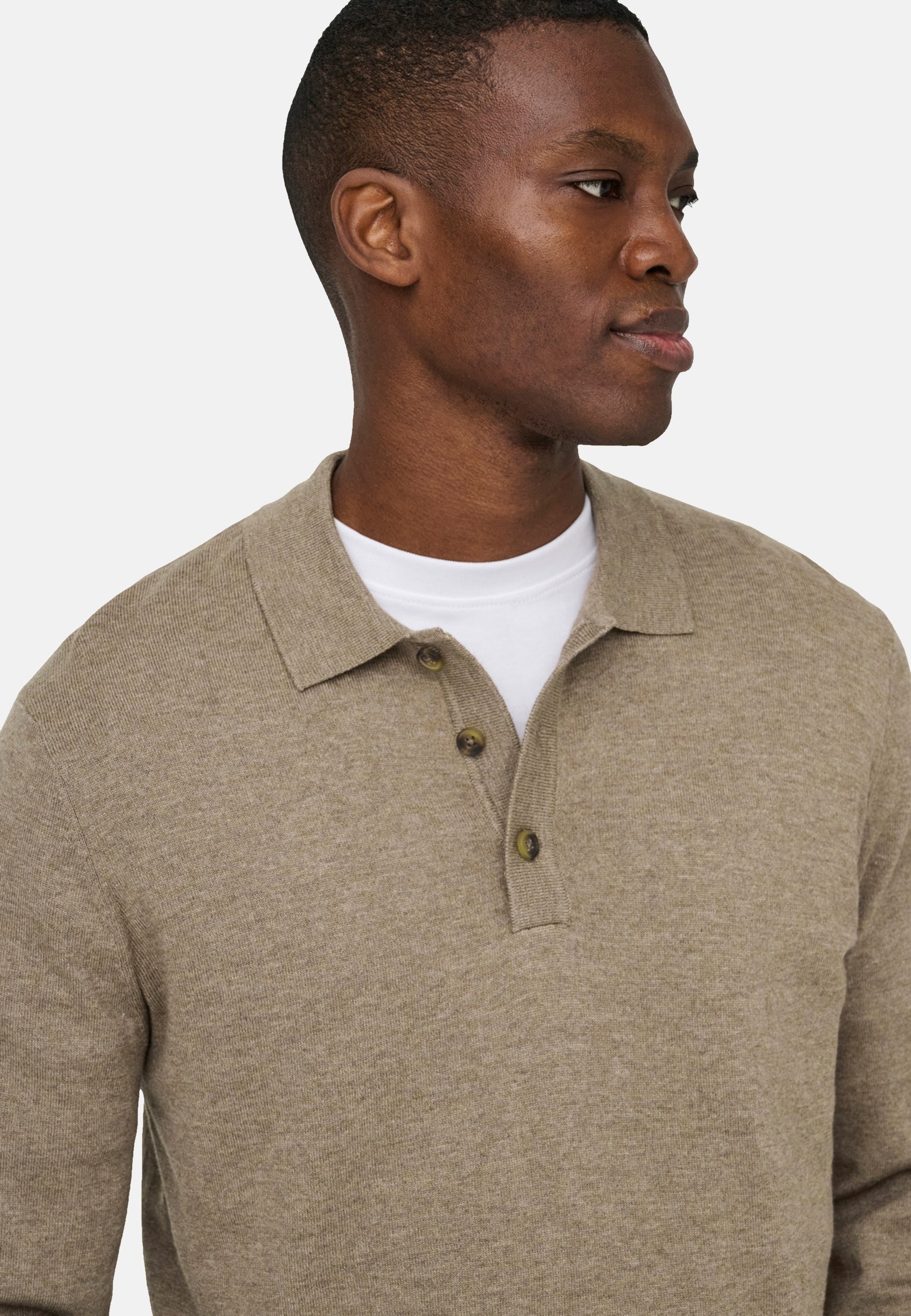 Only & Sons Loui Langarmshirt mit Polokragen