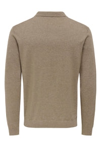 Only & Sons Loui Langarmshirt mit Polokragen