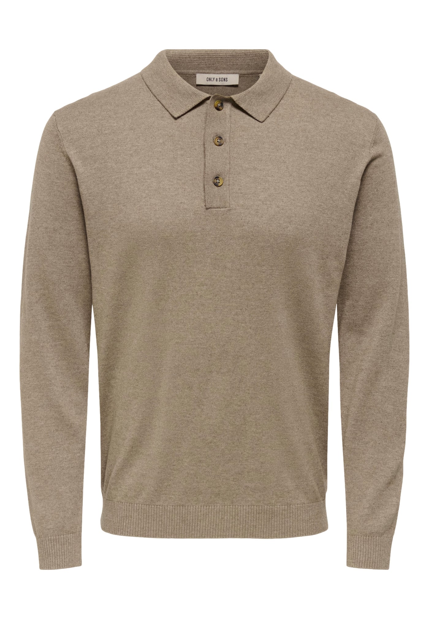 Only & Sons Loui Langarmshirt mit Polokragen