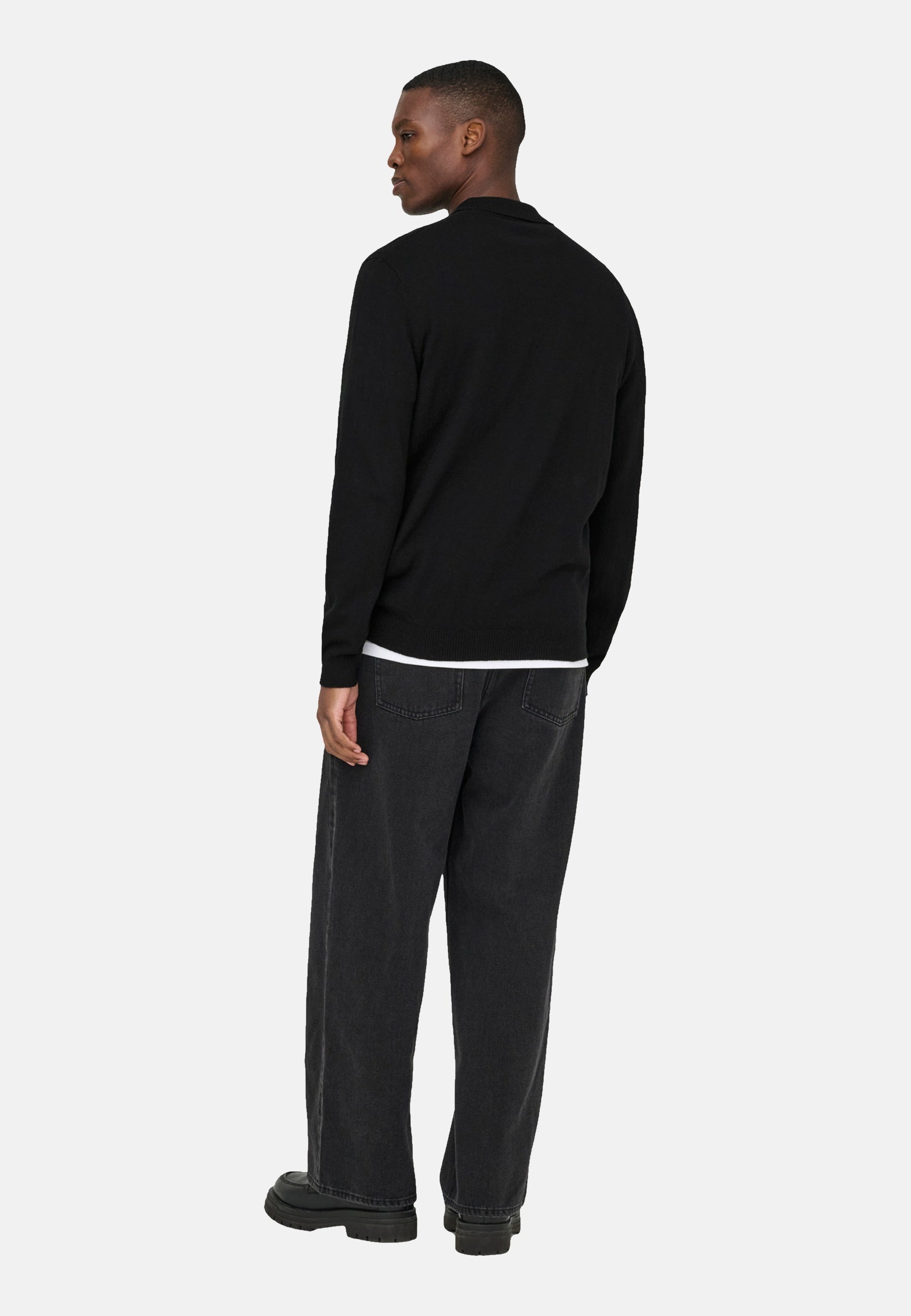 Only & Sons Loui Langarmshirt mit Polokragen