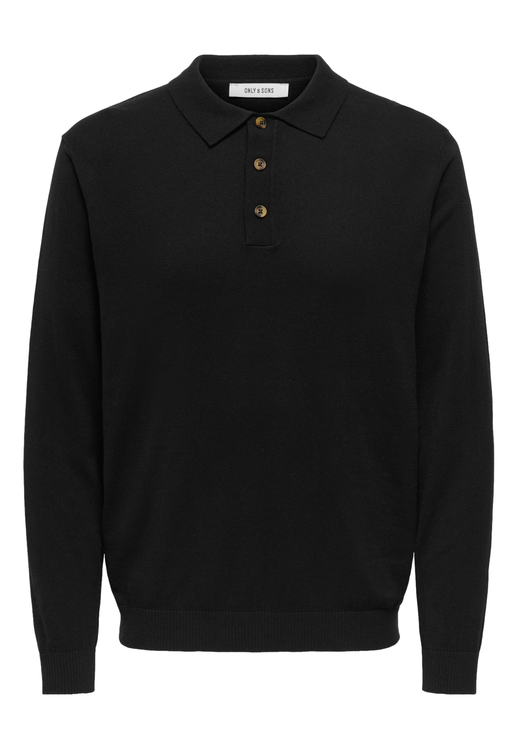 Only & Sons Loui Langarmshirt mit Polokragen