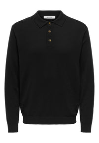 Only & Sons Loui Langarmshirt mit Polokragen