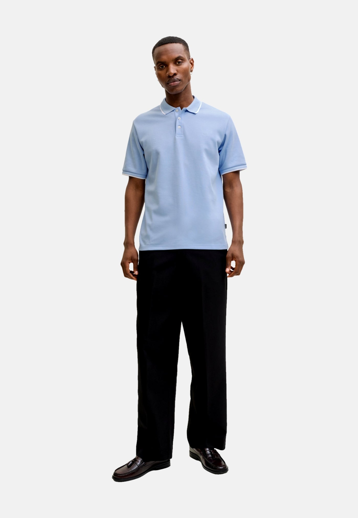 Jack & Jones ETHAN Kurzarmshirt mit Polokragen