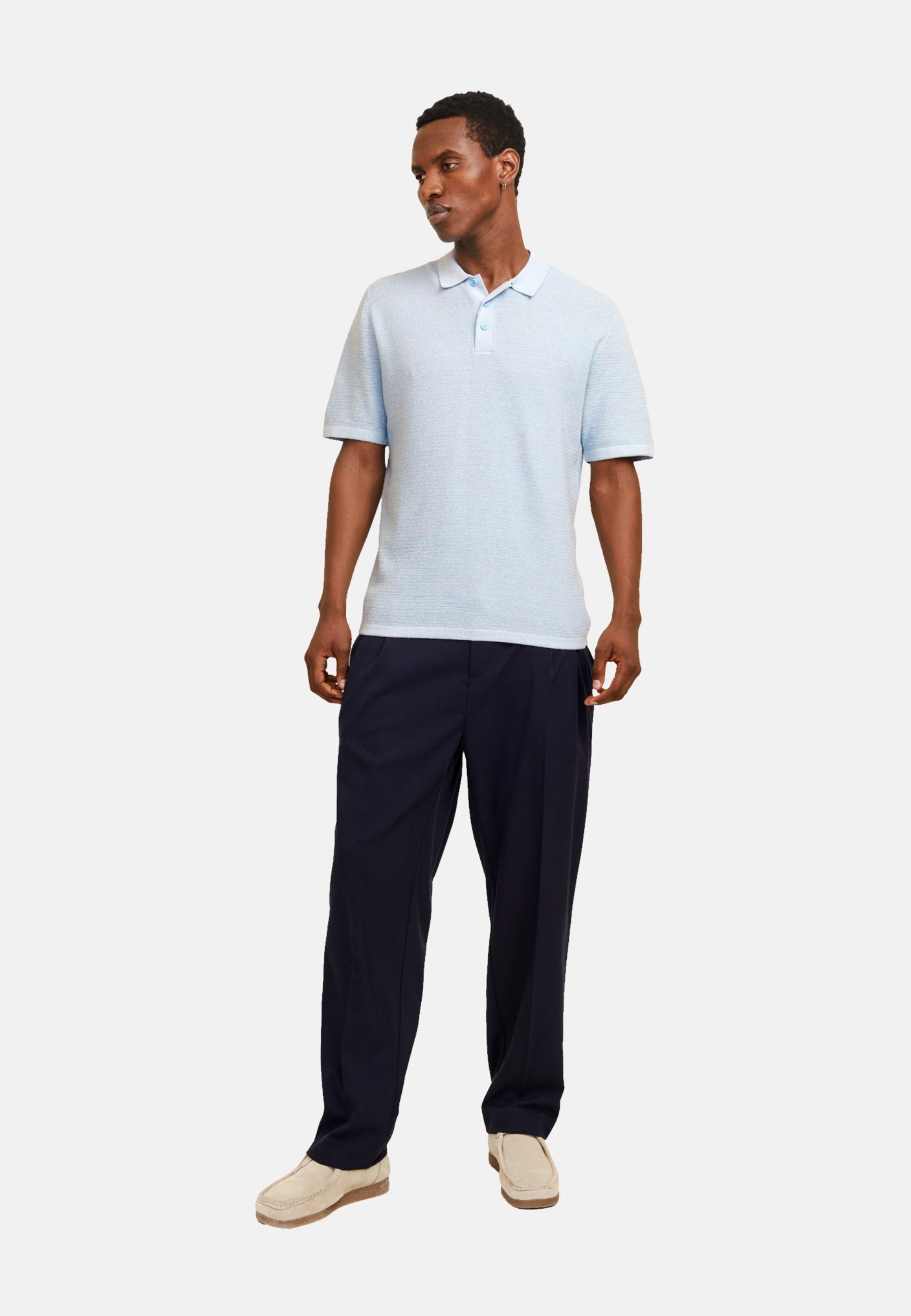 Jack & Jones GEORGE Kurzarmshirt mit Polokragen
