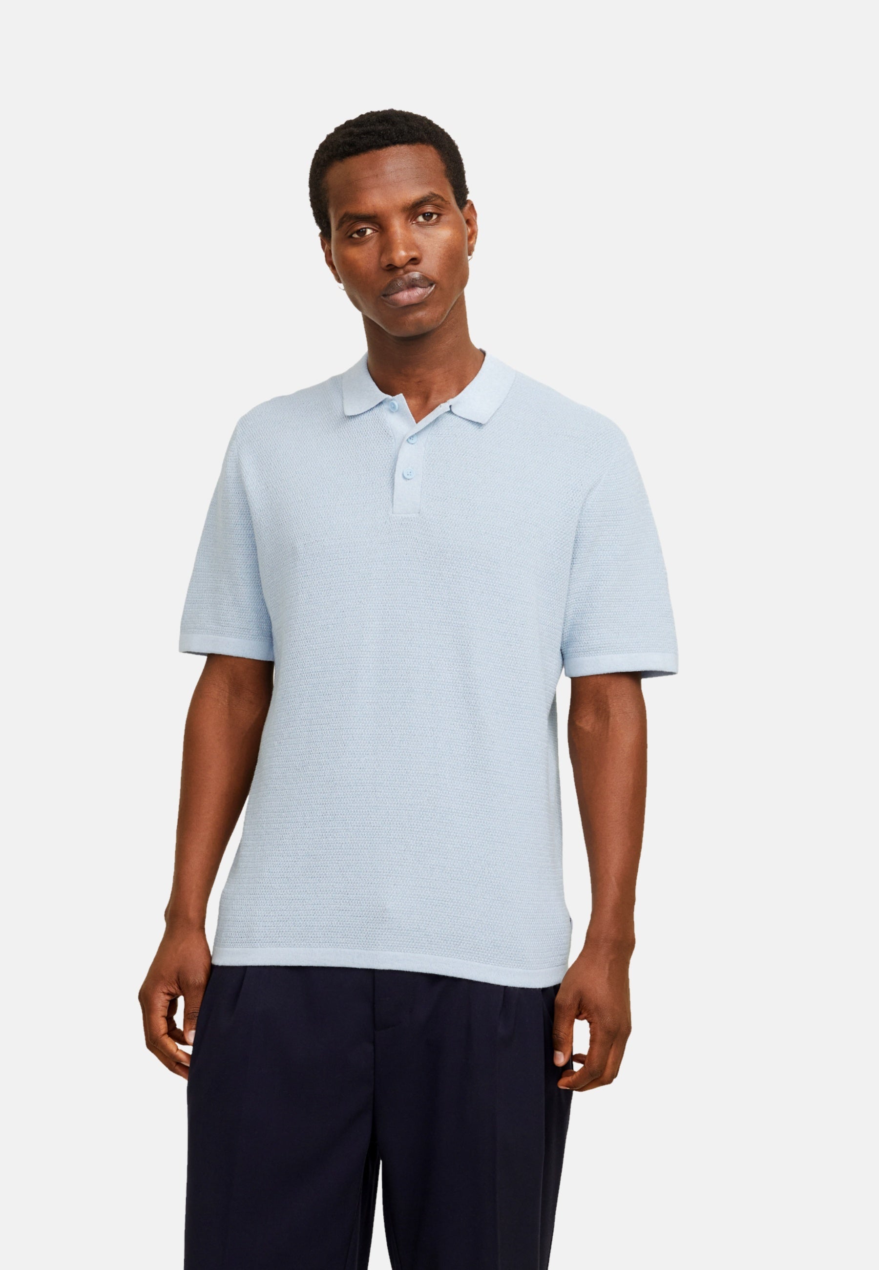 Jack & Jones GEORGE Kurzarmshirt mit Polokragen