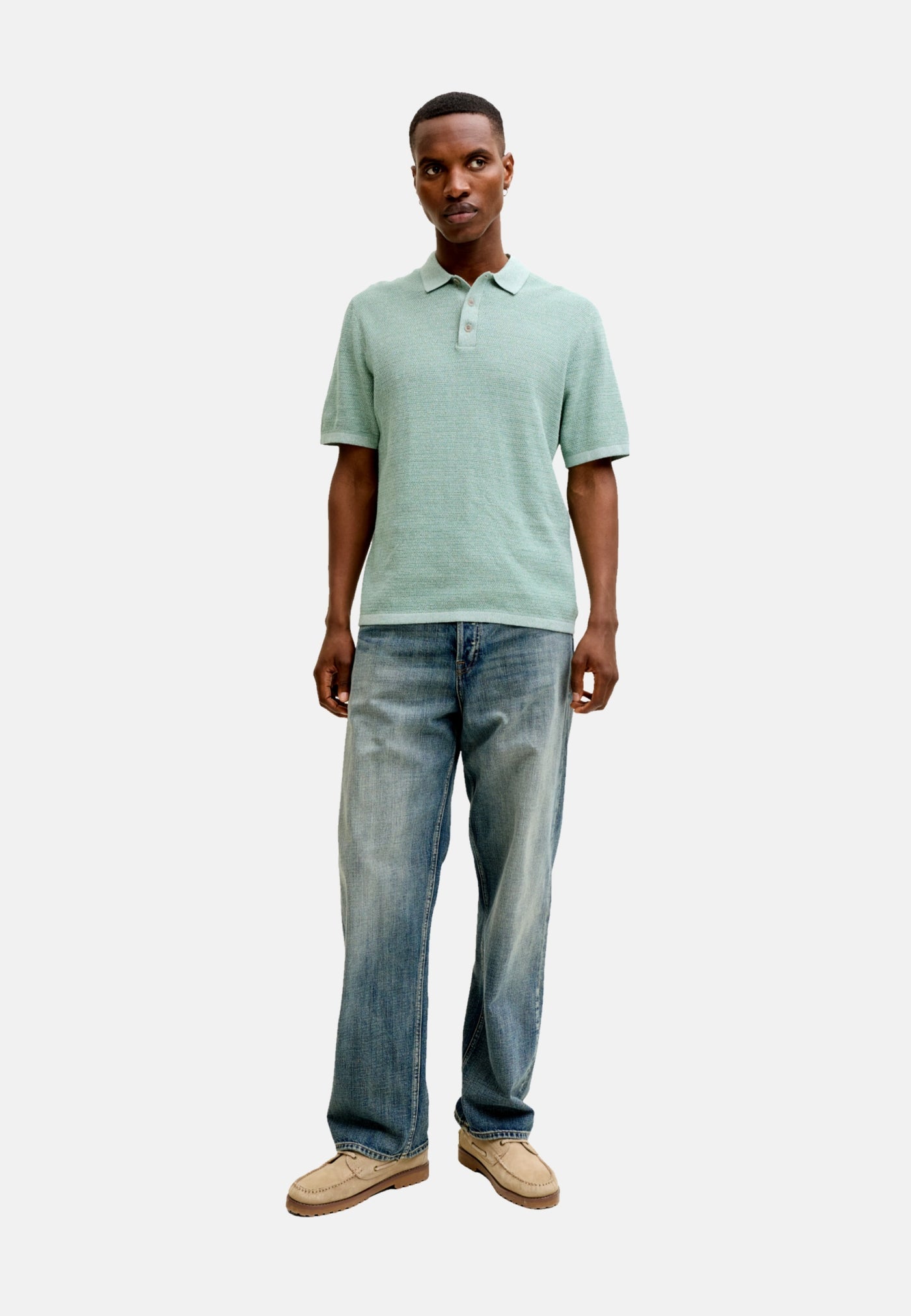 Jack & Jones GEORGE Kurzarmshirt mit Polokragen