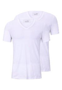 Tom Tailor 2er Pack T-Shirts V-Neck Basic TT Tee