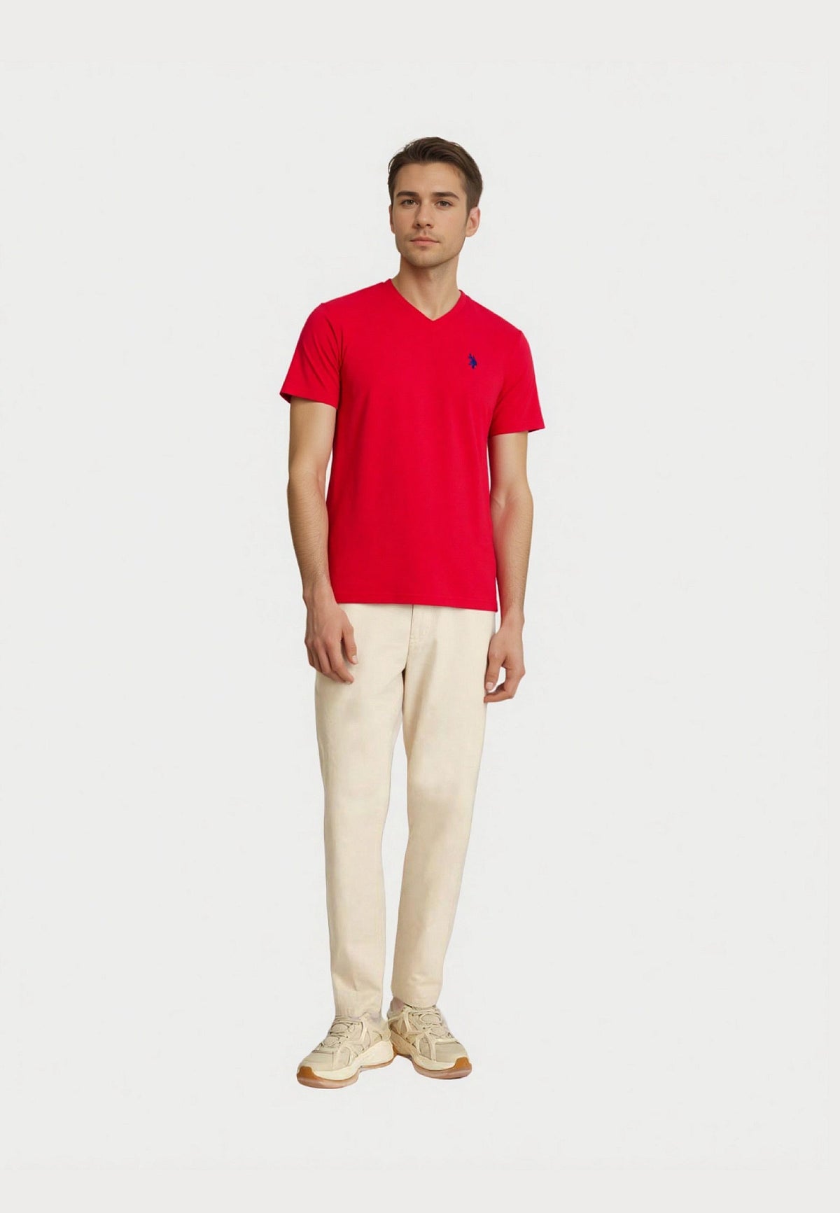 U.S. POLO Kurzarmshirt 3er Pack