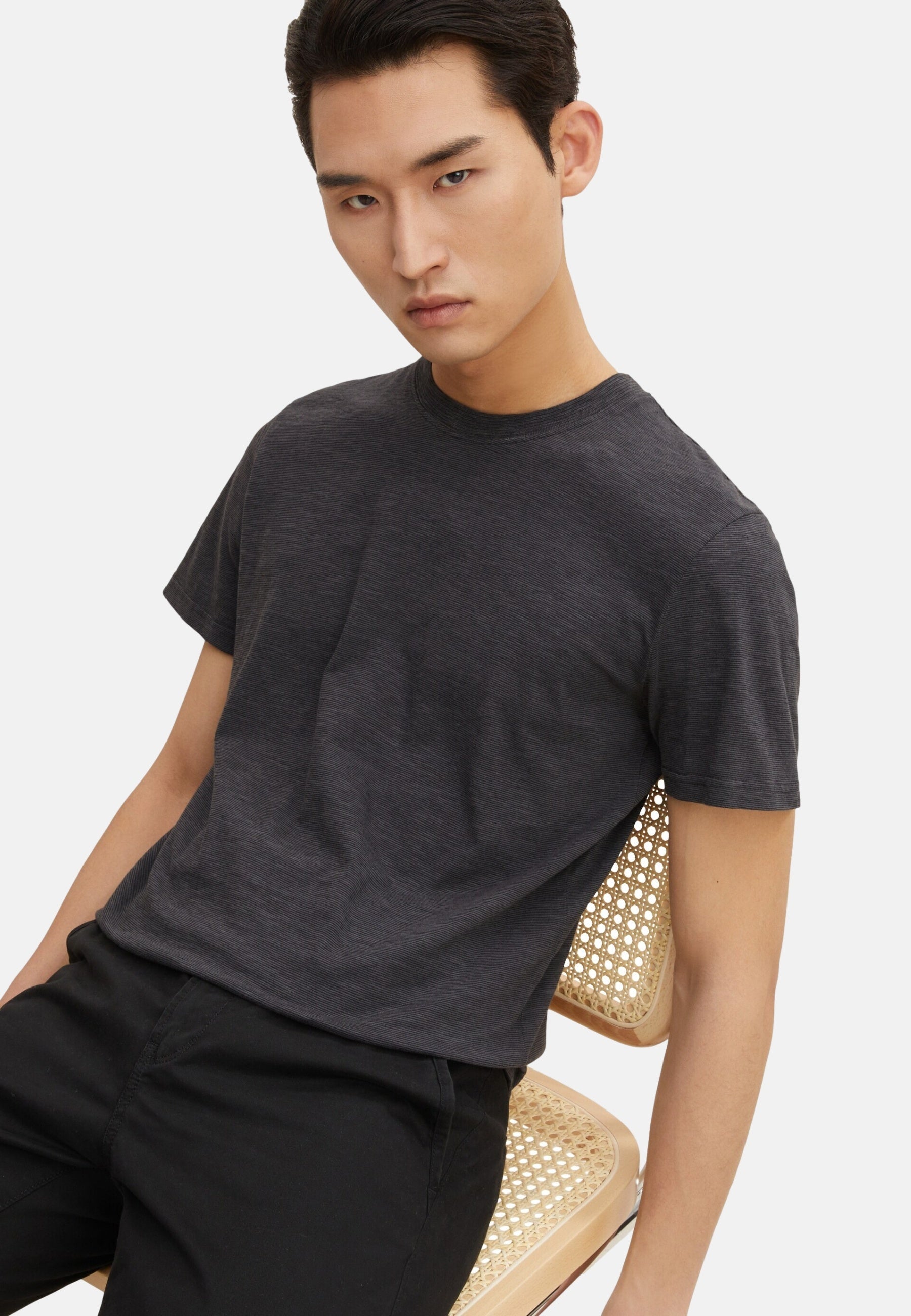 Tom Tailor Washed Stripe Kurzarmshirt