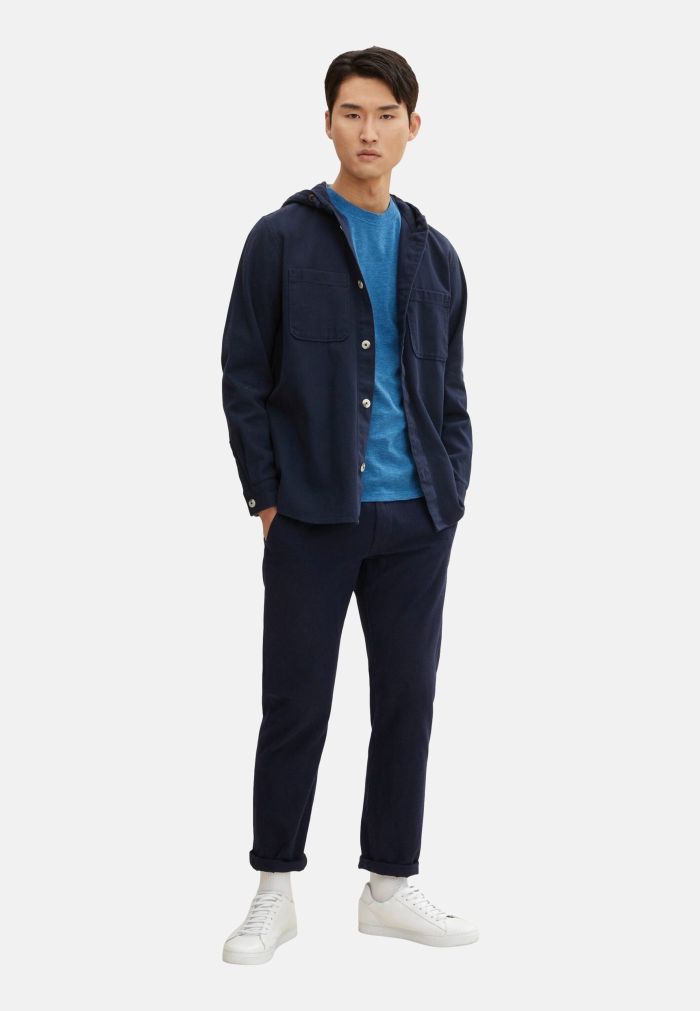 Tom Tailor Washed Stripe Kurzarmshirt