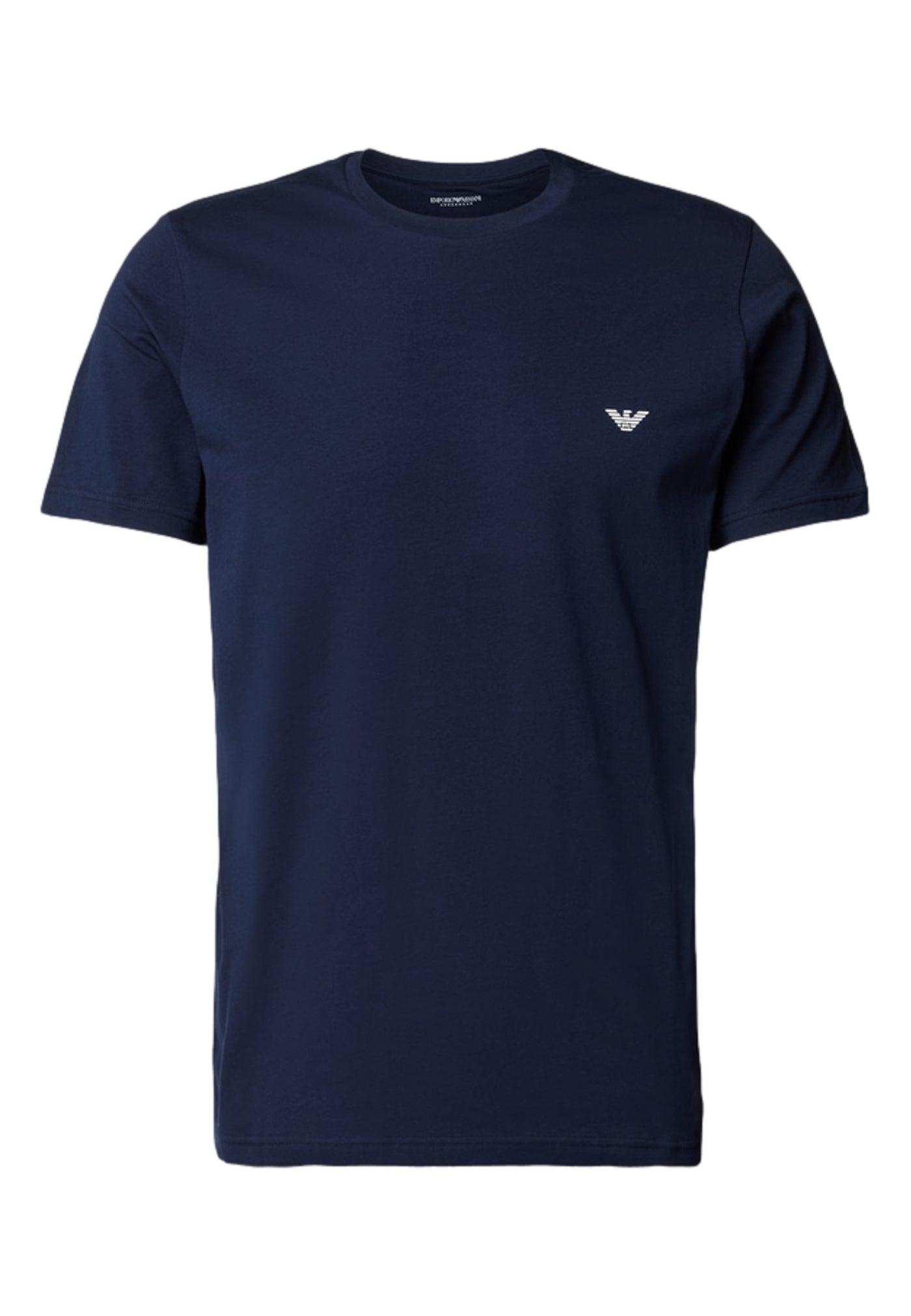 Emporio Armani Schlafanzug mit Bermudashorts,Tarnmuster und Rundhalsshirt mit Brand Logo aus Jersey