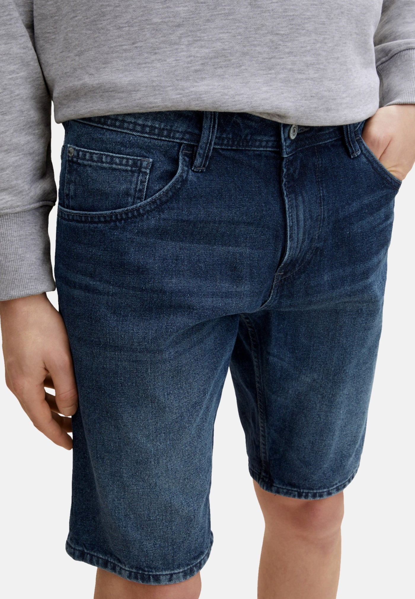Tom Tailor Jeansshorts aus weicher Baumwolle