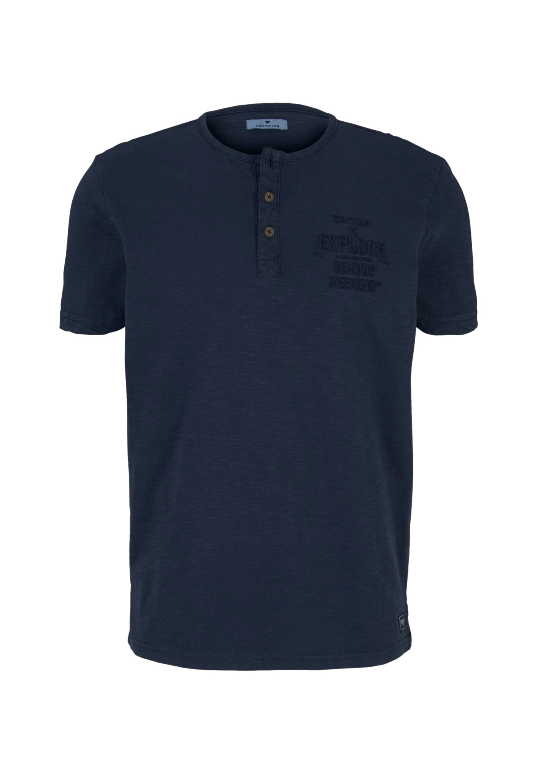 Tom Tailor T-Shirt in Melange Optik